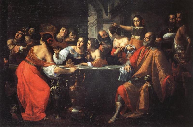 Giovanni Martinelli Belshazzar's Feast France oil painting art